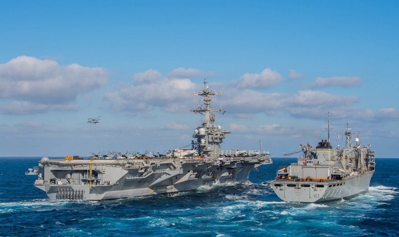 Risks rise as US warns Iran with aircraft carrier
