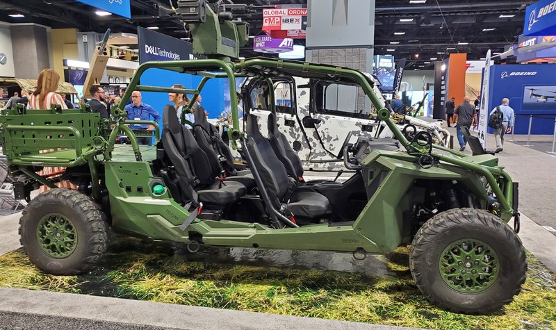 Polaris adds remote weapon station to MRZR Alpha light vehicle