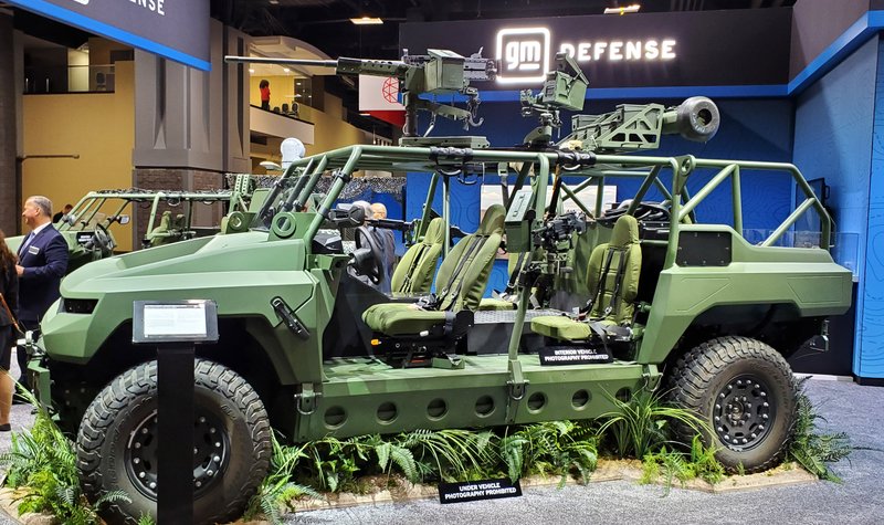 GM Defense selected for DoD energy storage project, showcases concept vehicles