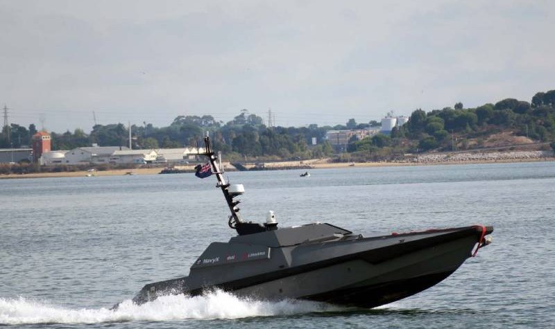 RN fires Switchblade 300 from autonomous Madfox