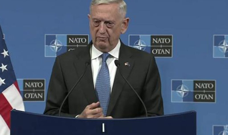 Mattis blasts Putin for trying to 'shatter' NATO