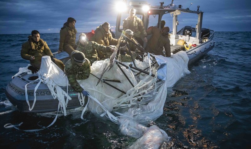 US shoots down Chinese surveillance balloon over the Atlantic, debris recovered