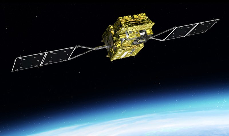 Japanese communications satellite damaged