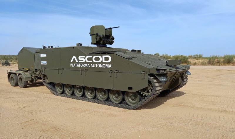 Optionally crewed ASCOD variant demonstrates minefield clearance capabilities