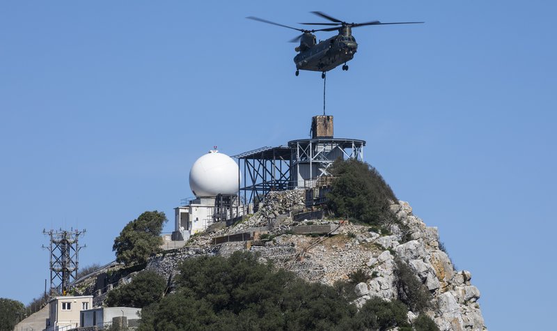 Aquila installs new radar on Gibraltar Rock