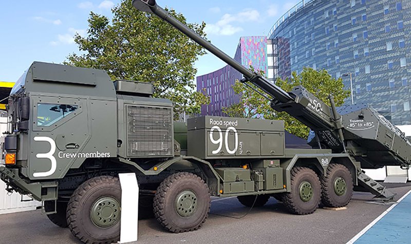 DSEI 2021: Wheeled self-propelled artillery comes to the fore