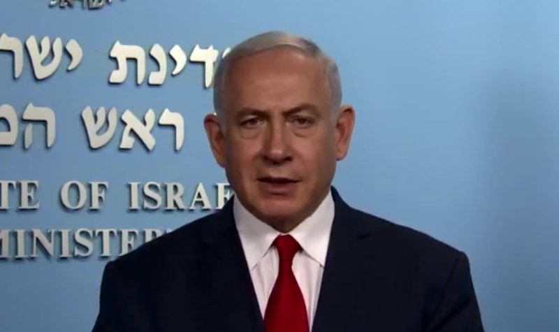 Netanyahu says Iran crossed 'red line' with rocket fire