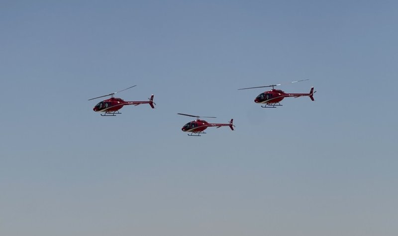 Royal Jordanian Air Force takes delivery of five new Bell 505 aircraft at Farnborough