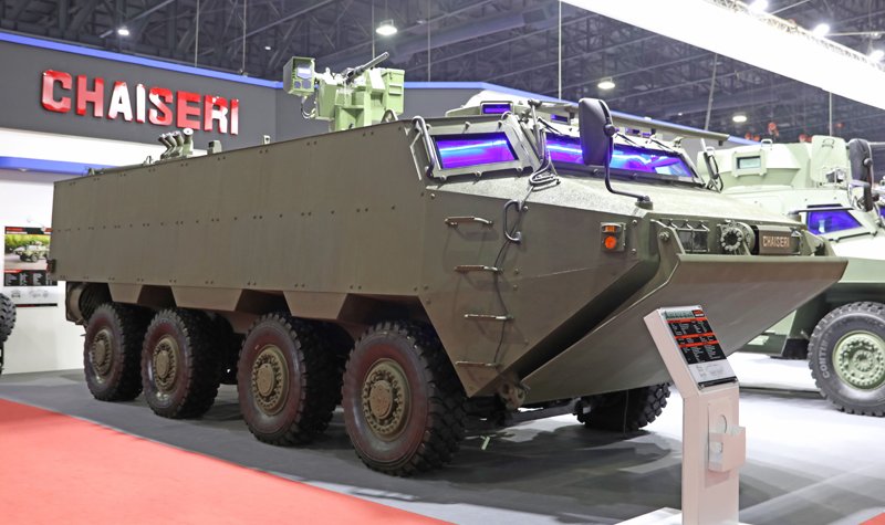 Thai marines induct new 8x8 amphibious vehicles from Chaiseri