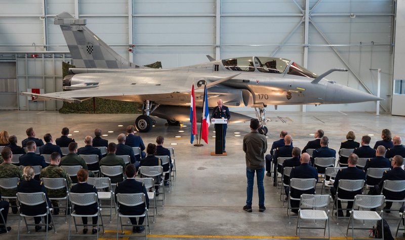 Croatia officially receives first Dassault Rafale fighter jet