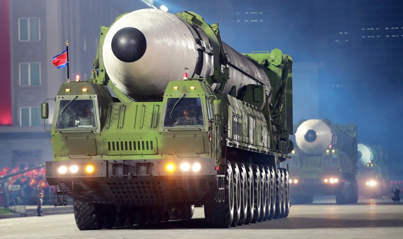 North Korean parade shows massive investment in military weapons