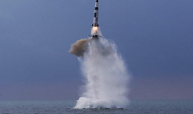 North Korea fires ballistic missile from submarine