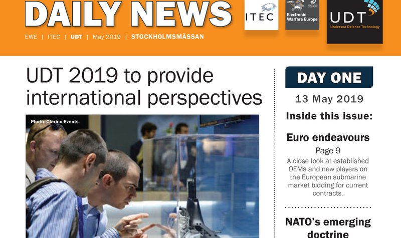 UDT, ITEC, EW Europe Daily News - Day One