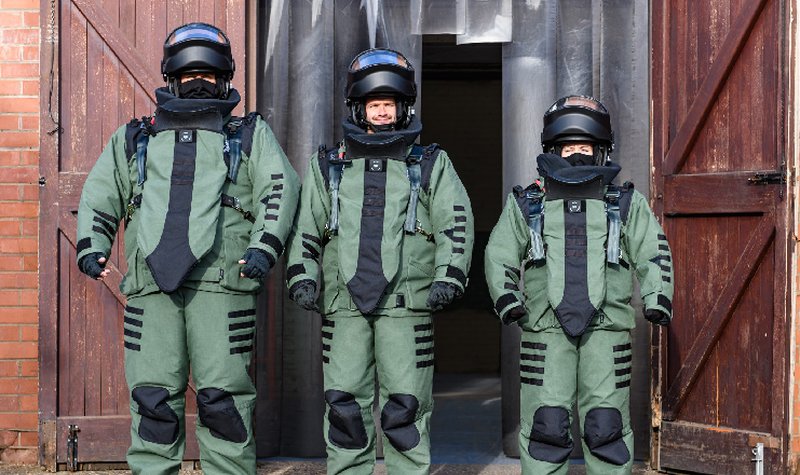 NP Aerospace achieves exclusive bomb suit standard