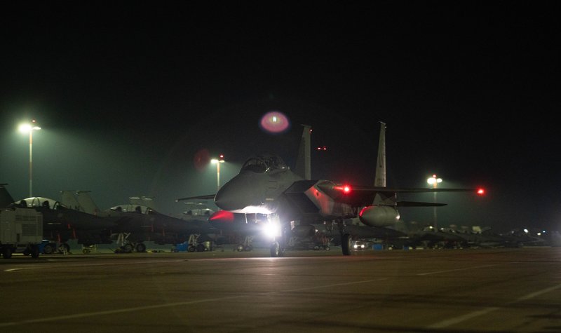 First EPAWSS-equipped F-15E Strike Eagles arrive in the UK