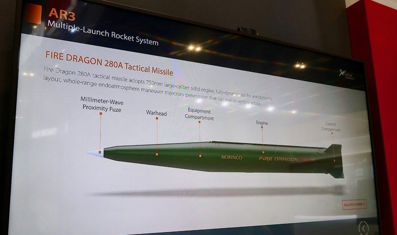 DSA 2018: China unveils new Fire Dragon missile