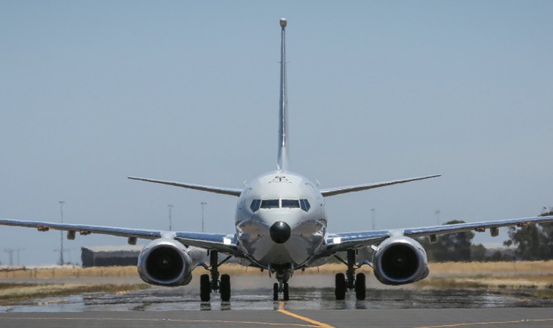 New P-8A arrives at RAAF Base Edinburgh