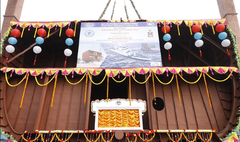 GRSE lays keel for its first Indian ASW corvette