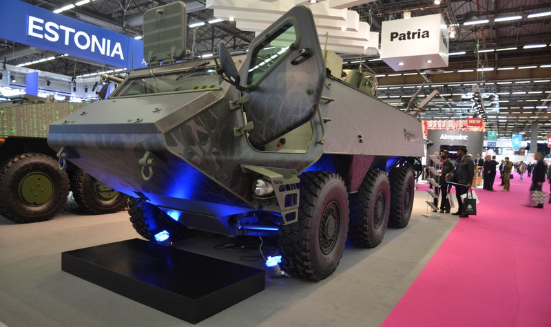 Eurosatory 2018: Patria launches new 6x6 armoured vehicle
