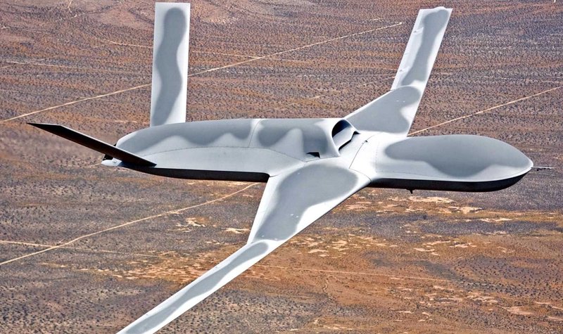 Avenger UAS controlled in flight using Link 16