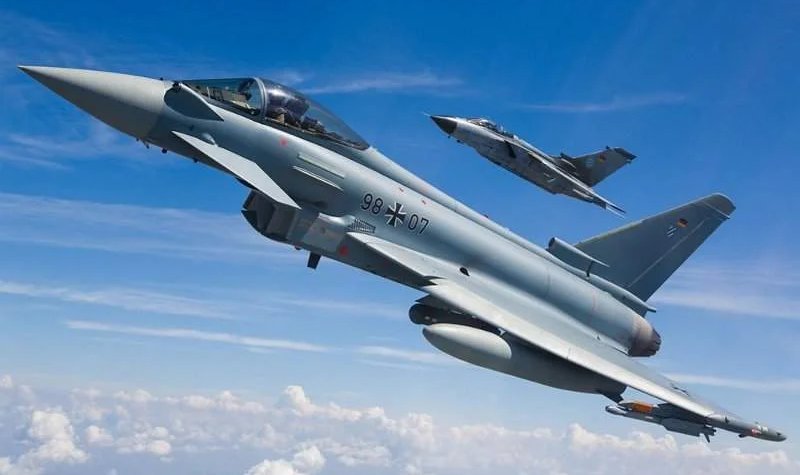 Eurofighter Typhoon electronic combat aircraft set to replace German Tornadoes