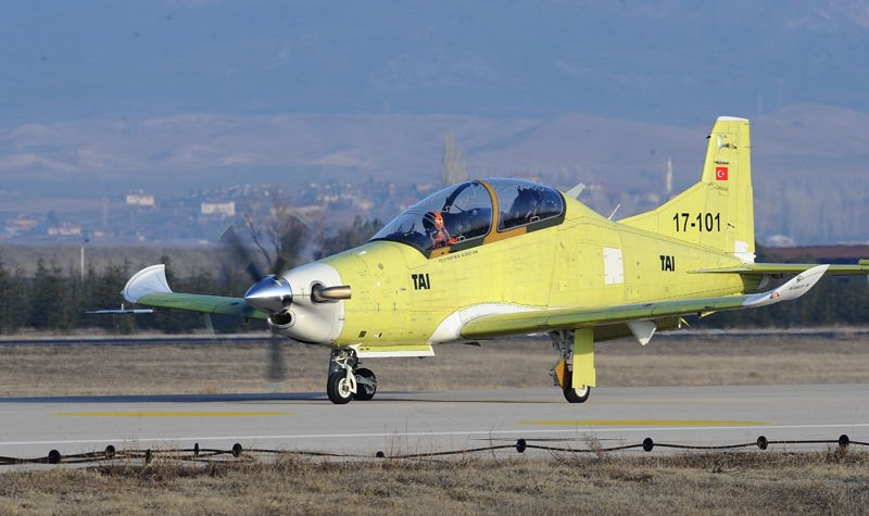 HÜRKUŞ-B takes flight