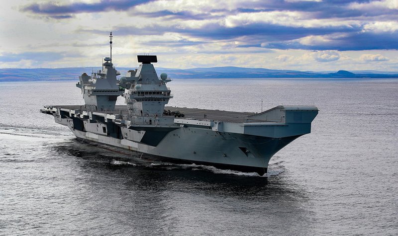 HMS Prince of Wales arrives at home port