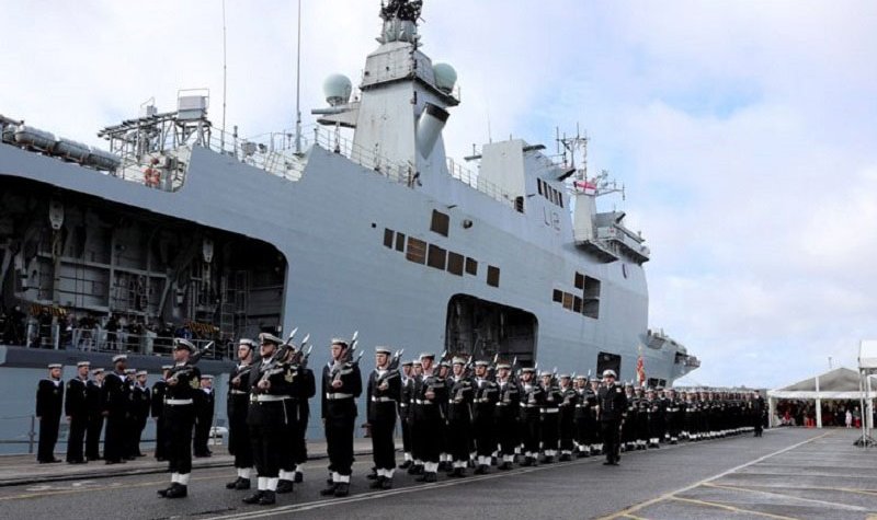 Ocean waves farewell to UK Royal Navy service