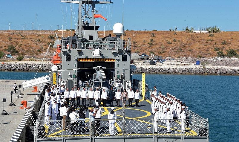 Mexican Navy sees latest patrol vessel commissioned into service