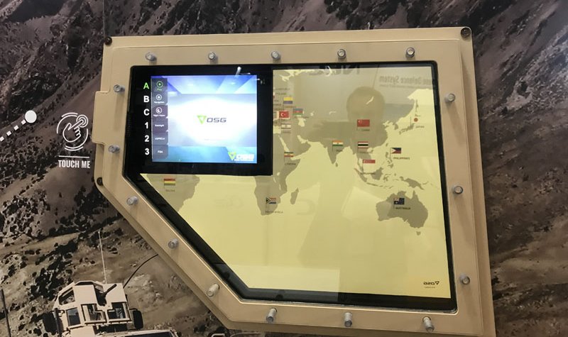 DSEI 2019: OSG unveils touchscreen armoured glass solution