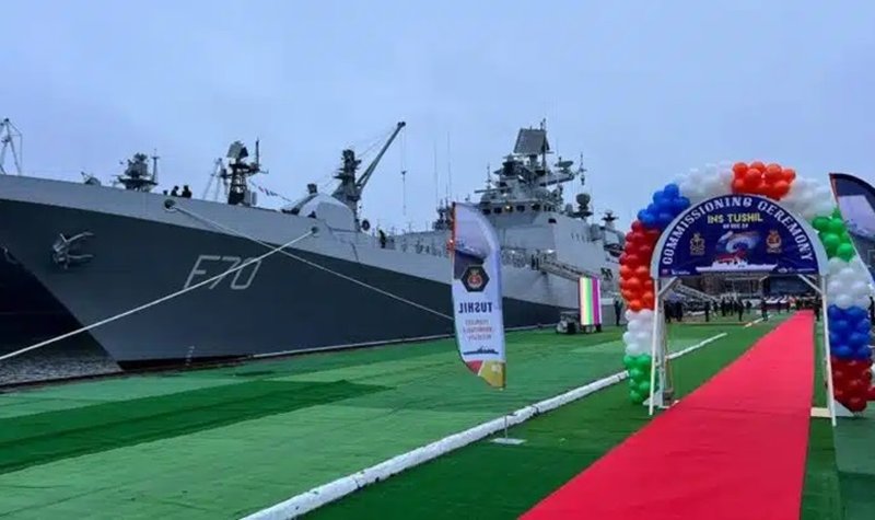 New Talwar-class frigate enters service with the Indian Navy