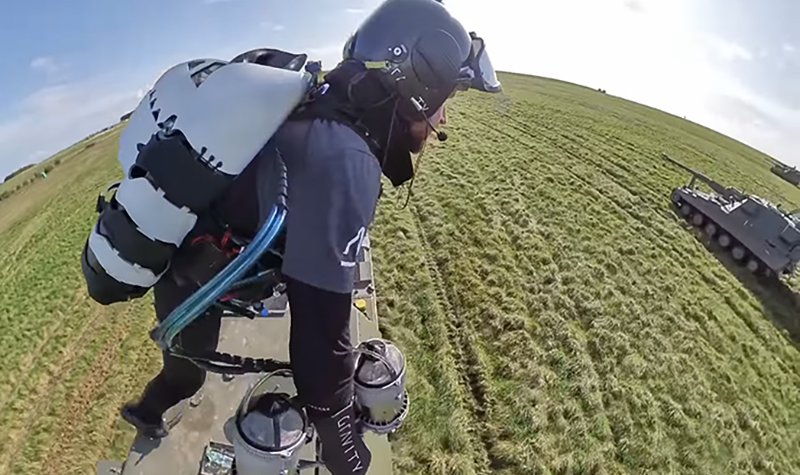 Jet suit could have its uses for UK armed forces