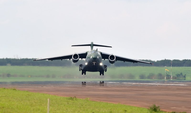First series production KC-390 flies