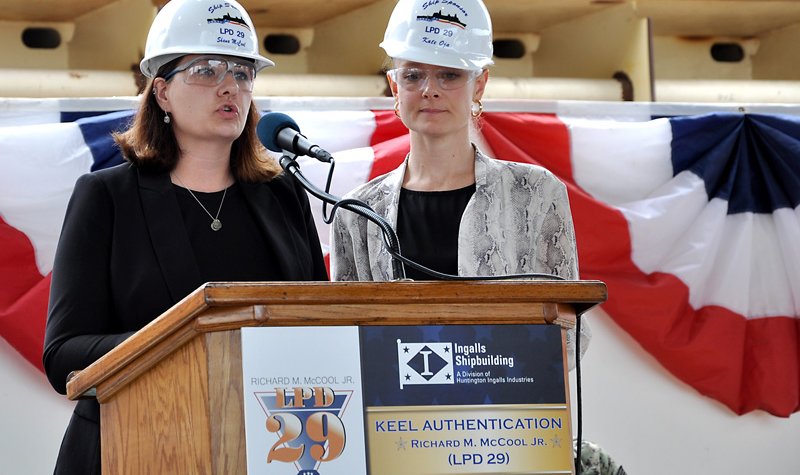 Keel laid for US Navy’s LPD 29
