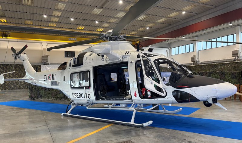 Italian Army receives first UH-169D light utility helicopter