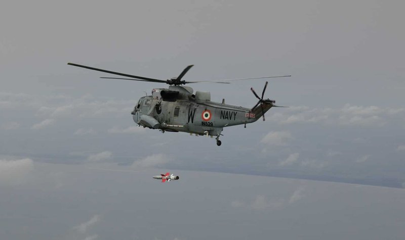 India tests NASM-SR from helicopter for first time