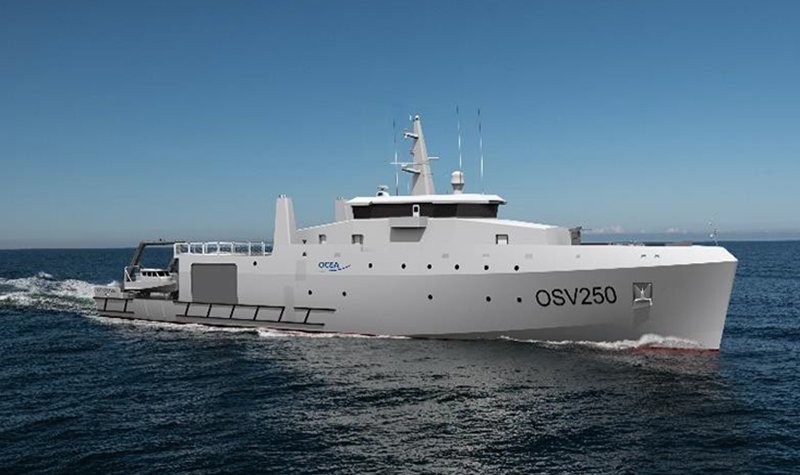 OCEA unveils new offshore support vessel design