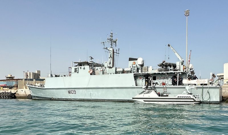 NAVDEX 2023: Autonomous minehunter arrives in the Gulf for trials