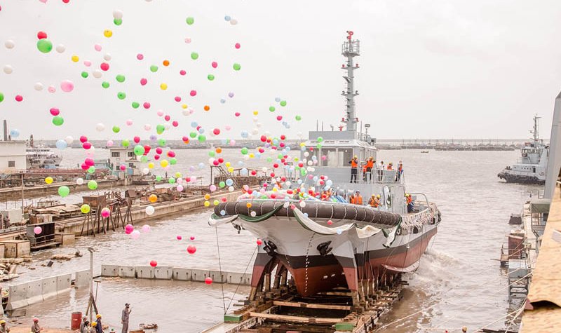 KS&EW launches tug for Pakistan Navy
