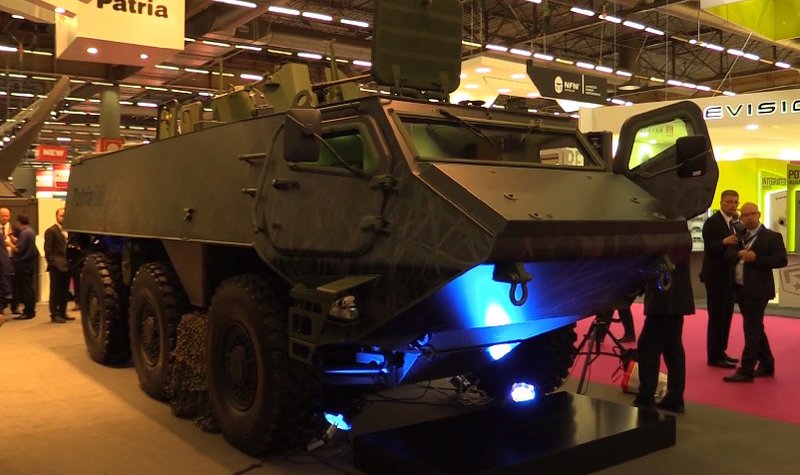 Eurosatory 2018: New Patria 6x6 in detail (video)