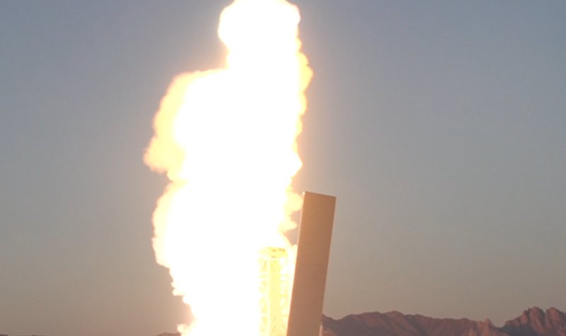 PAC-3E uses Aegis to intercept live target