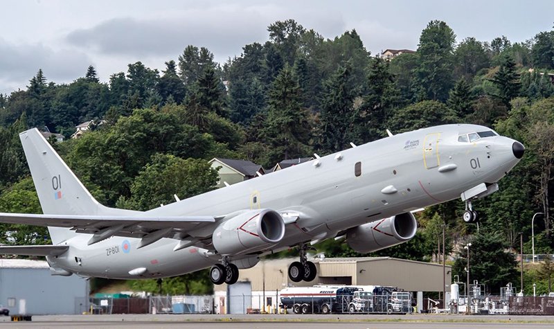 Third P-8A Poseidon lands at Lossiemouth