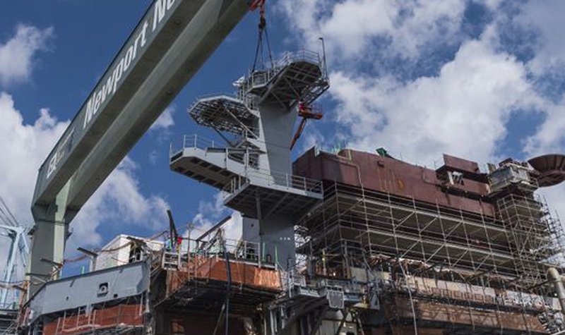 USS George Washington RCOH progresses