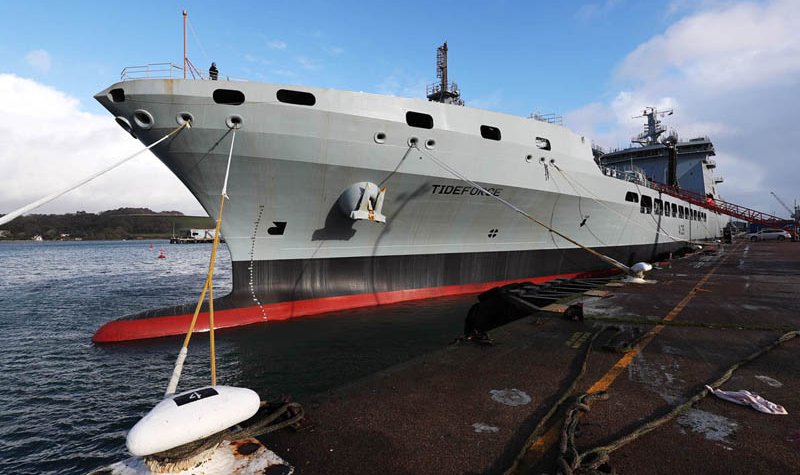 RFA Tideforce joins the fleet