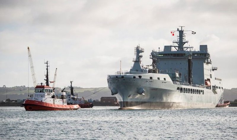 RFA Tiderace arrives for customisation