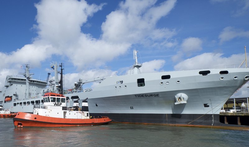 UK’s third Tide-class tanker arrives for fit-out