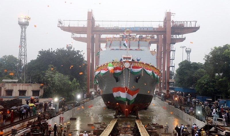 GRSE launches first of four IN survey vessels