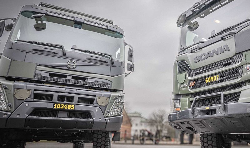 Sweden orders $131 million worth of trucks for armed forces