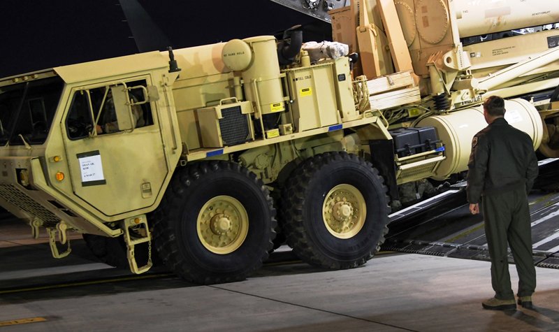 Final THAAD elements reach Korea