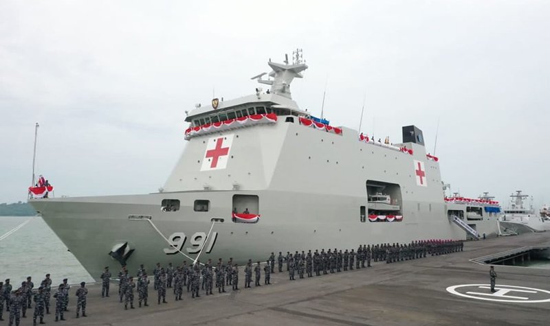 Indonesia commissions hospital ship and stealthy trimaran